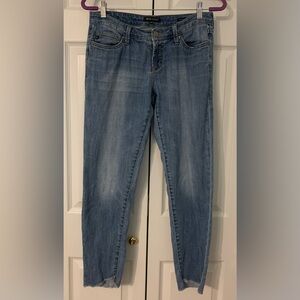 Dear John Womens Jeans Frayed Hem 28x28